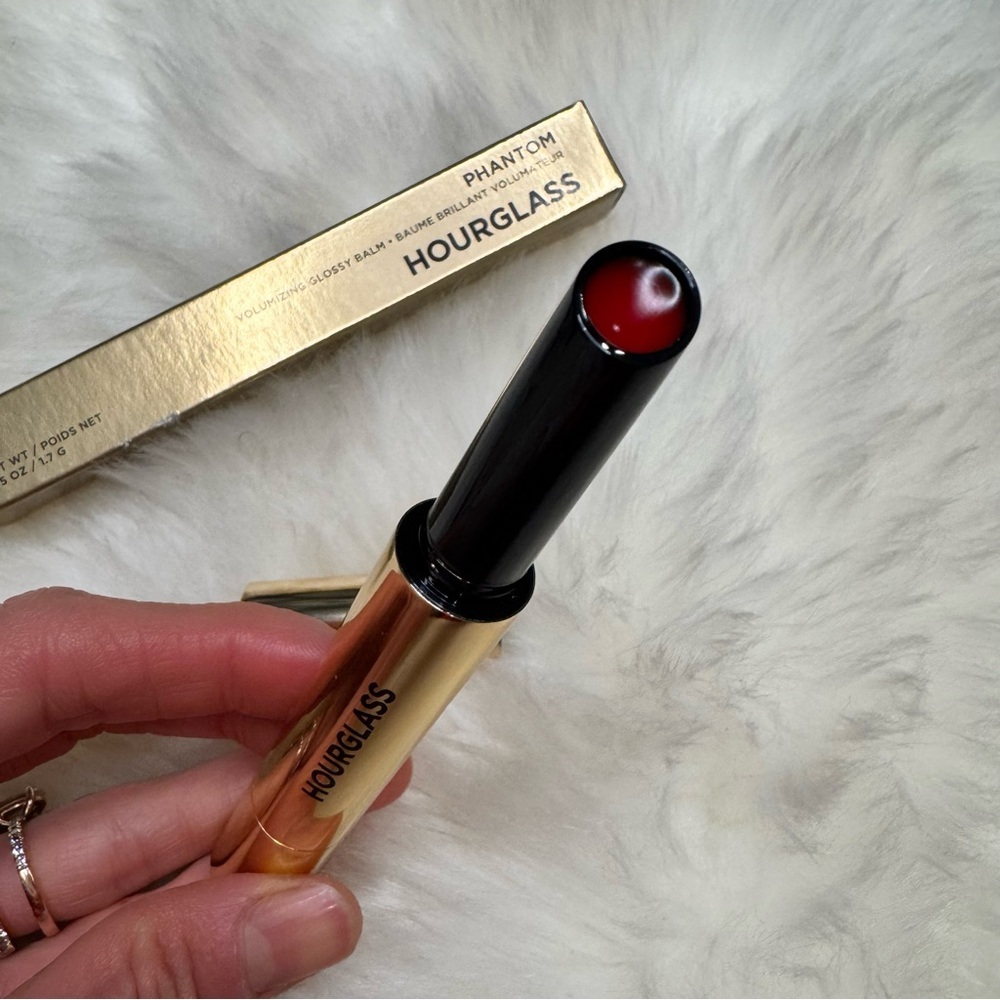 NIB Hourglass Phantom Volumizing Glossy Balm - Thrill 165 - Bright Red 💋 - Picture 2 of 13